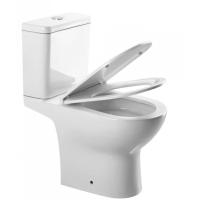 Унитаз напольный безободковый торнадо Watersense Nancy Vortex W00749 74,5х37,5х63,5 см, микролифт