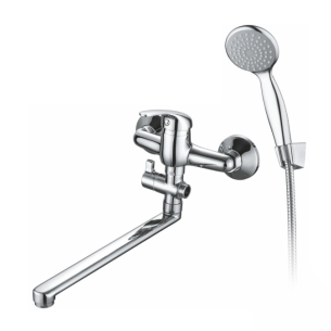 СМЕСИТЕЛЬ для ванны GROSS AQUA Mini 7210213 -35F с длинным изливом
