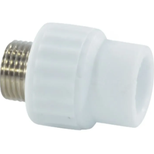 Муфта PP-R комбинированная Valfex Дн40х1 белая НР