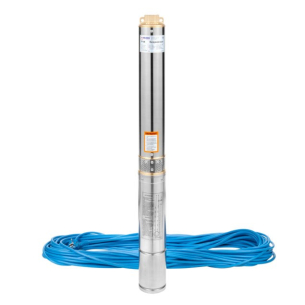 Насос центробежный скважинный  Ø 4" ( 1300 Вт, Belamos TF80; 83л/мин, H-80 м, кабель 50м