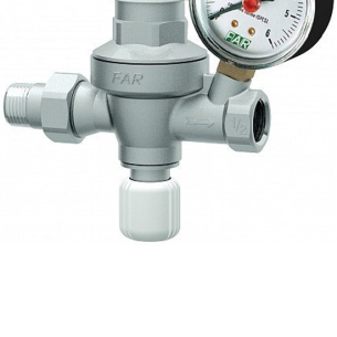 Редуктор подпитки с манометром 1/2" FA 2106 12 FAR (Арт. FA 2106 12)