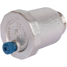 SVS-1011-000020 STOUT Воздухоотводчик автоматический вертикальный выпуск, нар.р. 3/4  никель.