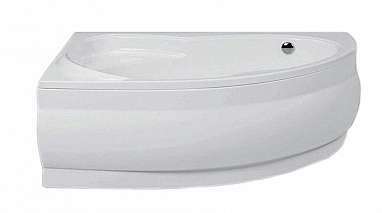 Santek Эдера Асимметричная акриловая ванна 170х110, левосторонняя, белая